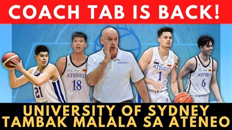 University Of Sydney Tinambakan Lang Ng Ateneo Blue Eagles Ni Coach Tab