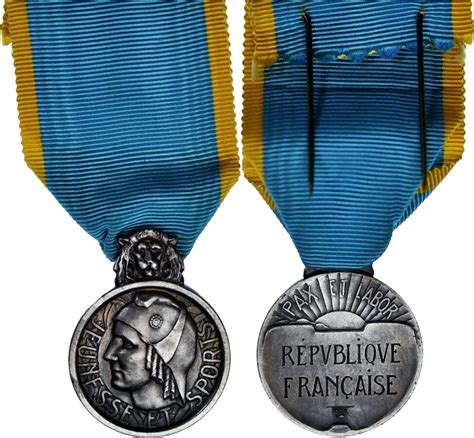 Frankreich Medaille Jeunesse Et Sport Pax Et Labor Uncirculated