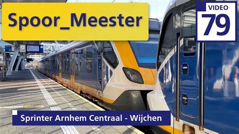 K Cabview Ns Trein Sng Rij Mee Met De Sprinter Van Arnhem Centraal