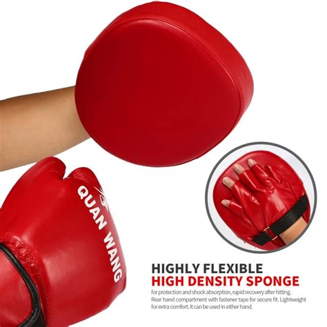 Sanda Boxing Gloves Pads Hand Target Pad Muay Thai Kick Focus Punch Pad Karate Taekwondo Mitt