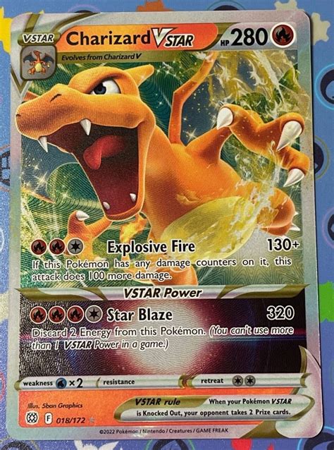 Pokemon Card Charizard V Star 018 172 Brilliant Stars Pack Fresh EBay