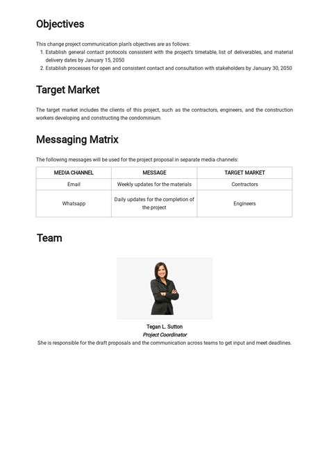 Communication Proposal Template Prntbl Concejomunicipaldechinu Gov Co