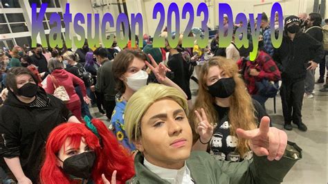 Katsucon 2023 Day 0 Vlogging Traveling Badge Pick Up And More