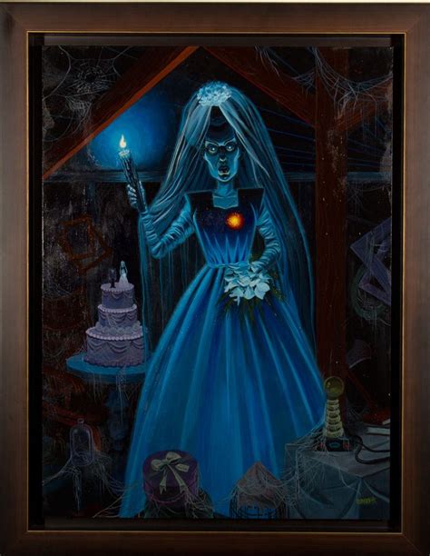 Haunted Mansion Bride Painting