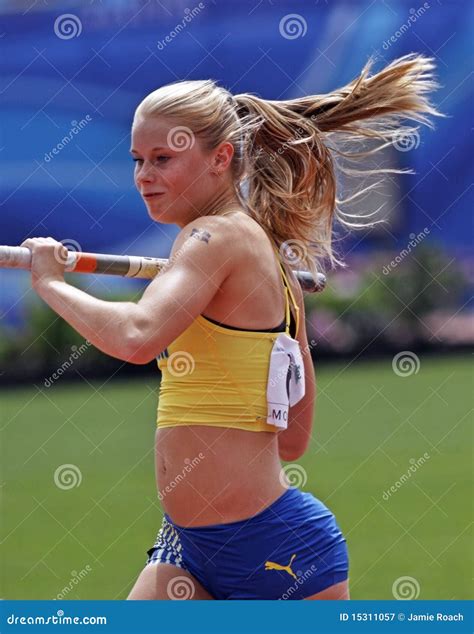 Pole Vault Women Sweden Meijer Editorial Photography - Image: 15311057