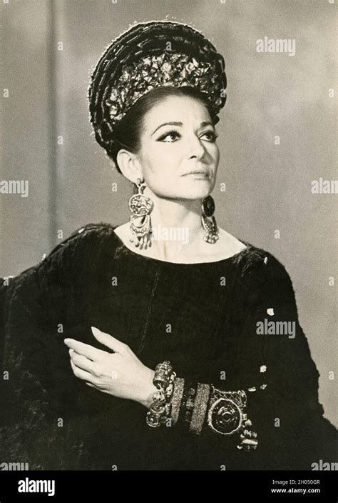 American-Greek opera singer Maria Callas, 1970s Stock Photo - Alamy