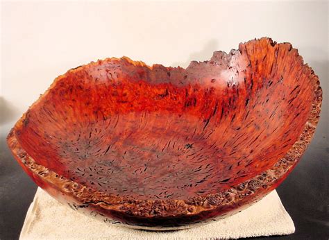 Huge Jarrah Burl Wood Bowl Turned Wooden Bowl Number 6620 By Bryan