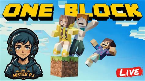 One Block World Minecraft Live Youtube