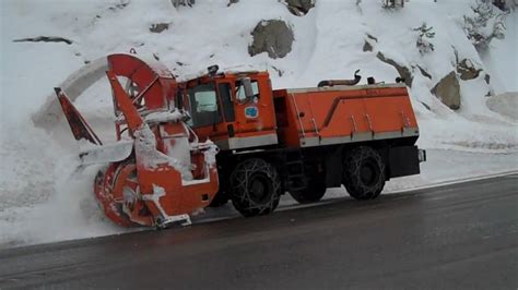 Caltrans Kodiak Blower Coming Down Highway 50 Youtube