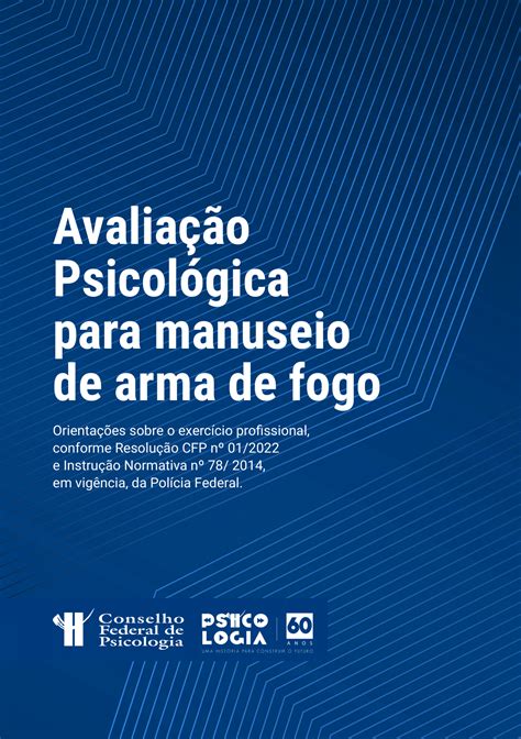 Manual Avaliação Psicológica para Manuseio de Arma de Fogo CFP CFP