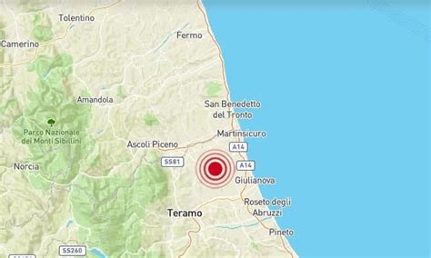 Scossa Di Terremoto In Val Vibrata Epicentro A Sant Omero Notizie