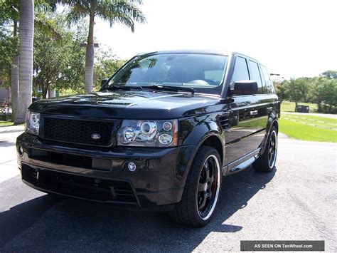 2009 Land Rover Ranger Rover Sport Supercharged Black On Black Custom ...