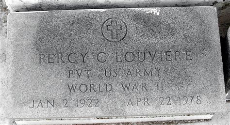 Percy C Louviere M Morial Find A Grave