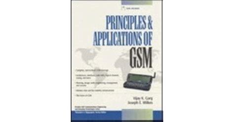 Principles Applications Of Gsm With By Vijay K Garg