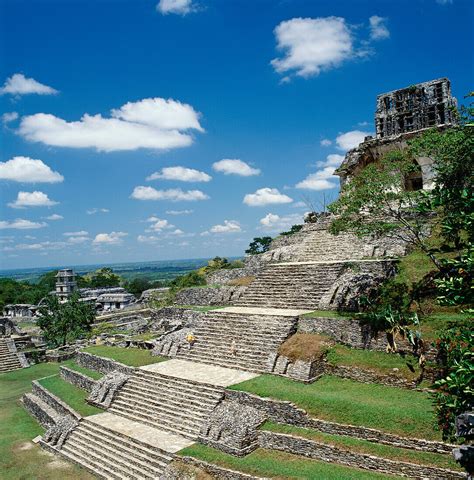 Mayan Ruins Palenque Chiapas Mexico Bild Kaufen Lookphotos