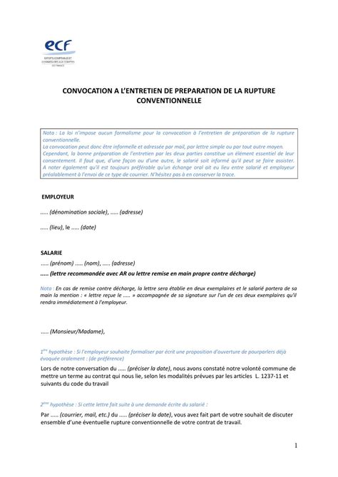 Lettre Licenciement Remise En Main Propre Contre Décharge Exemple de