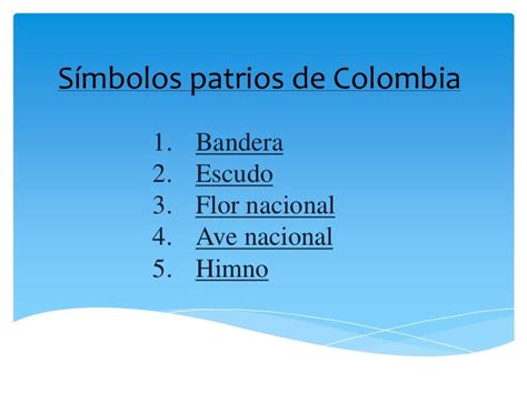 Símbolos Patrios De Colombia