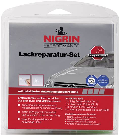 NIGRIN PERFORMANCE LACKREPARATUR SET Conradelektronik Dk