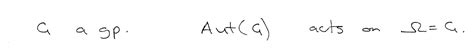 abstract algebra - group action and automorphism of a group ...