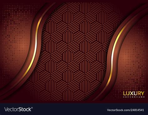 Golden Brown Luxurious Elegant Background Vector Image