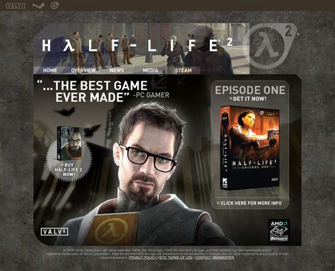 Half-Life 2 in 2006 - Web Design Museum