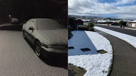 Melbourne gets snowfall as Antarctic air crosses Australia. Stunning ...