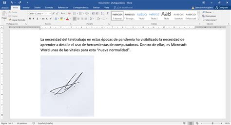 C Mo Firmar Documentos En Word Rpp Noticias