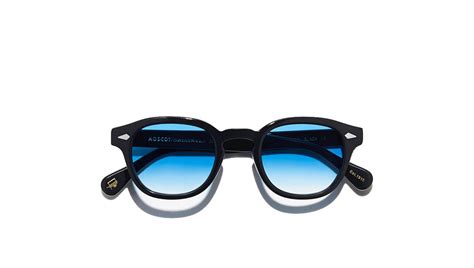 Moscot Moscot Lemtosh Black Broadway Blue Fade Sunglasses Eyeconcept