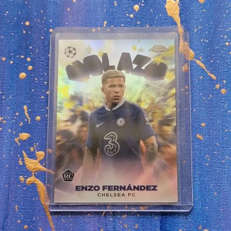 Topps Chrom Uefa Klubwettbewerbe Enzo Fernandez Rc Rookie