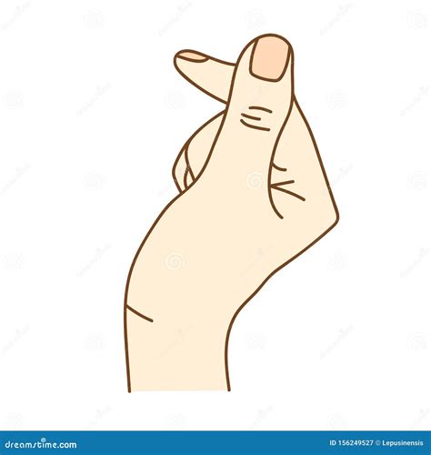 Mini Heart - Using The Thumb And Index Finger Cross To Convey The ...