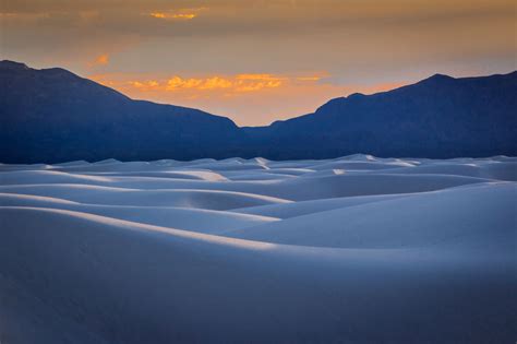 Expose Nature At Sunset The White Sands Take On Color And You Feel