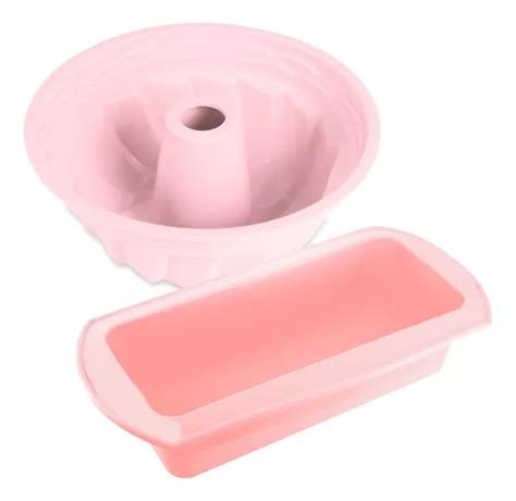 Forma Silicone Retangular Pão Bolo Pudim Torta Forno Freezer MercadoLivre