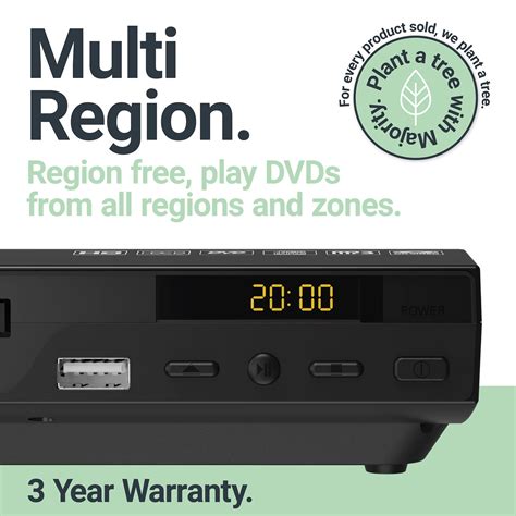 Majority Dvd Player For Tv Multi Region Hd 1080p Dvd Player Hdmi O