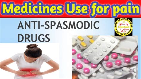 Antispasmodic Medicines Abdominal Pain And Muscle Pain Youtube