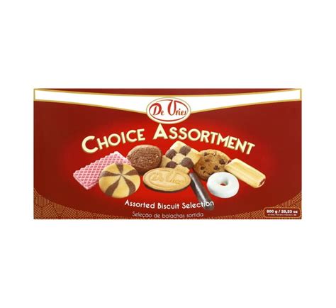 De Vries Choice Assortment Biscuits 1 X 800g Makro