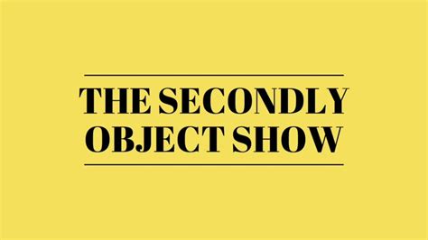 The Secondly Object Show Season 20 Teaser Trailer Youtube