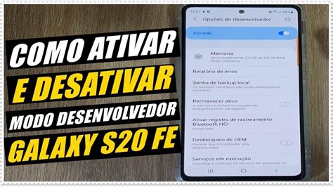 Como Desativar O Modo Desenvolvedor No Samsung