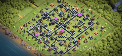 Best Anti 3 Stars Base Th13 With Link Hybrid 2023 Town Hall Level 13