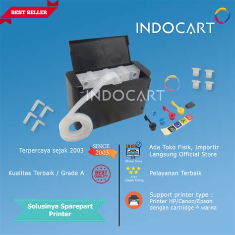 Jual Ink Tank Modif Tabung Infus Printer Tinta Epson Hp Canon W Dengan