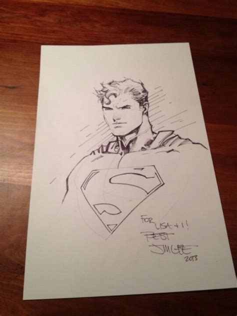 Superman sketch by Jim Lee | Jim lee art, Sketch book, Artist inspiration