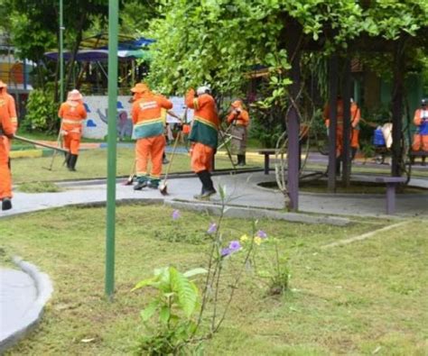 Notícias Prefeitura de Manaus realiza limpeza do Parque Cidade no