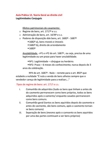 Cópia de Aula Pr Ãtica 12 TGDC legitimidades conjugais Aula Prática