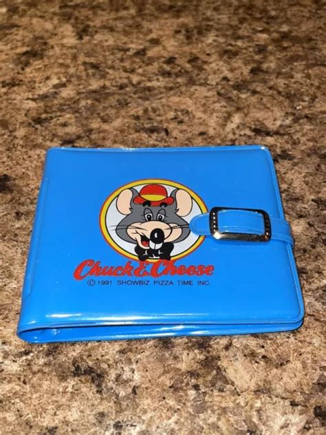 Vintage Chuck E Cheeses Showbiz Pizza Time Theatre Blue Souvenir Prize