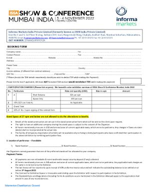 Fillable Online About Informa Markets And Our Business In India Acrex