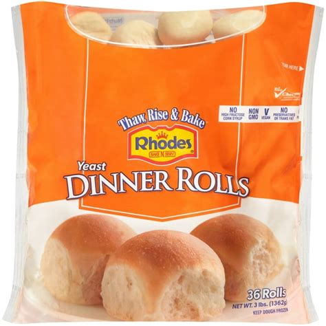 Rhodes Bake N Serv® Yeast Dinner Rolls 36 Ct Bag