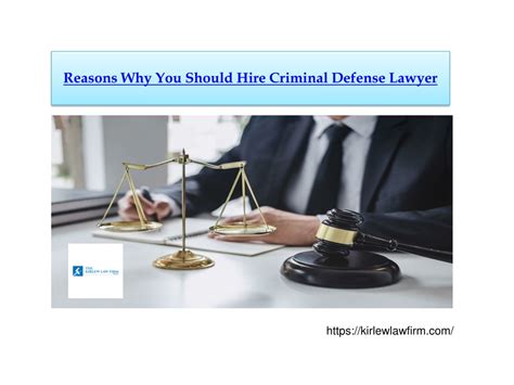 Ppt Reasons Why You Should Hire Criminal Defense Lawyer Powerpoint Presentation Id 11653875