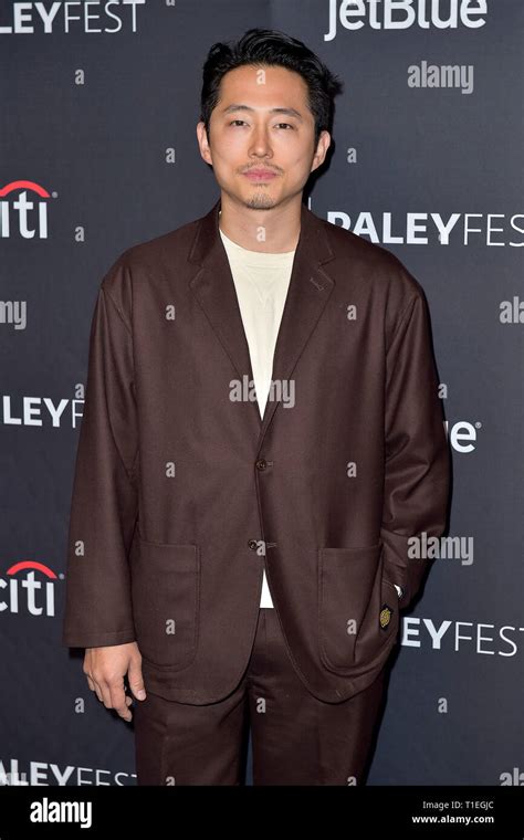 Los Angeles, USA. 24th Mar, 2019. Steven Yeun screening the CBS All ...