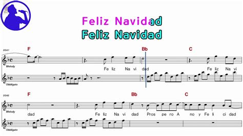 Boney M - Feliz navidad karaoke version sheet music for players,chorus added(Ye karaoke) - YouTube