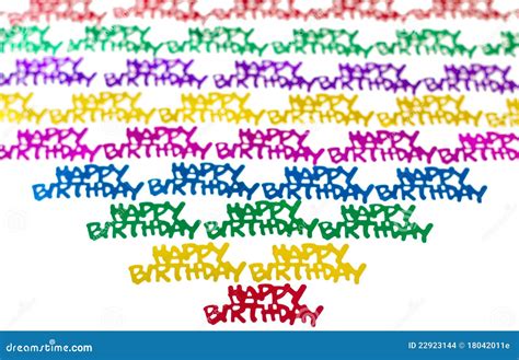 Happy Birthday Confetti Stock Images - Image: 22923144