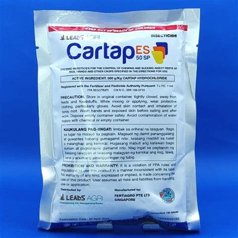 LEADS AGRI CARTAP HYDROCHLORIDE 100 GRAMS Shopee Philippines